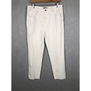 Sanctuary/Denim Good Vibes Jeans Women's Size 32 White High Rise Straight NEW